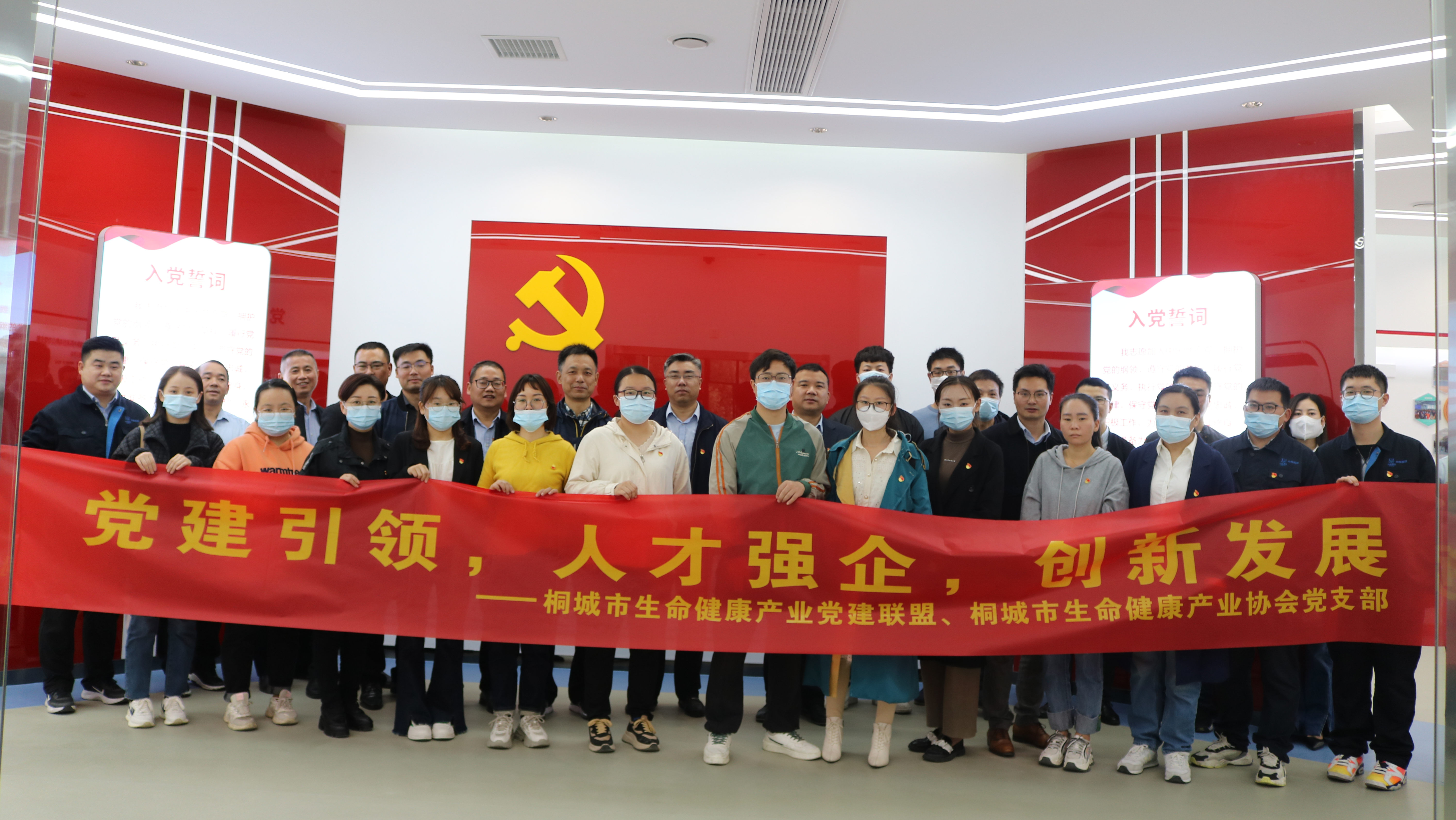 桐城市生命健康产业党建联盟开展主题党日活动